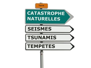 panneau catastrophes