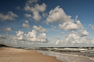 Obraz premium Nadbałtycka plaża