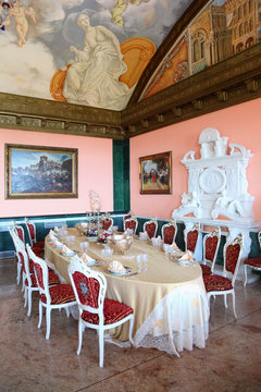 Interior of castle