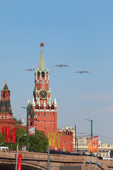Aircraft over Red Square