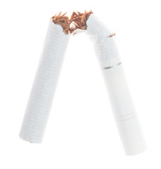 Broken cigarette