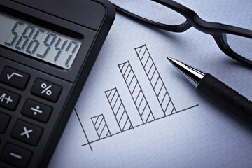 diagram graph for finance business