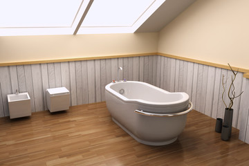 Naklejka na ściany i meble modern bathroom