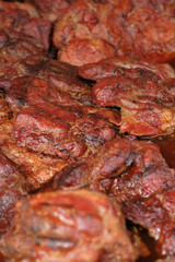 Obraz na płótnie Canvas grilled meat