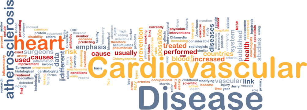 Cardiovascular disease background concept