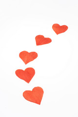 coeurs rouges - saint valentin