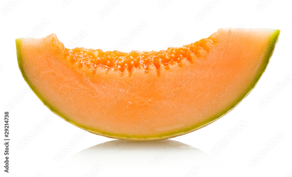 Wall mural cantaloupe slice