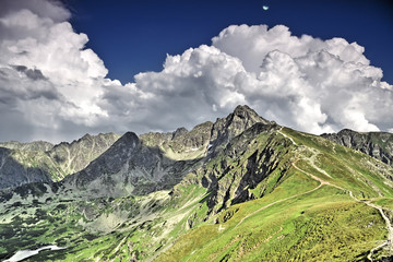 Fototapeta premium Beautiful mountain in Europe - Tatras. Ecological reserve.