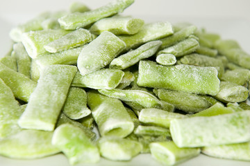 haricots plats surgelés