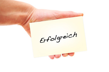 Erfolgreich