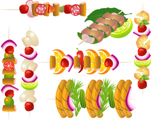 BBQ & Grilled Beef Skewers 