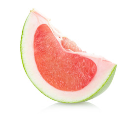 red pomelo slice