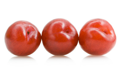 red plums