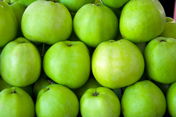 Fototapeta na wymiar green apple background
