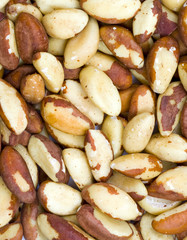 brazil nuts background