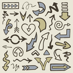 Doodle arrows
