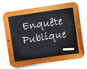 Obraz premium Enquête publique