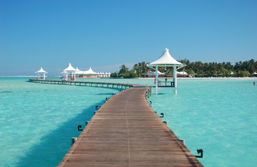 View of paradise island