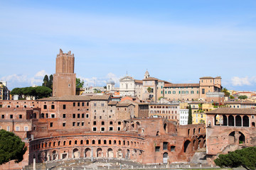 Fototapeta na wymiar Rome, Italy - Trajan Forum
