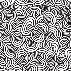 Mushroom shape seamless pattern. Swatch pattern included in vect
