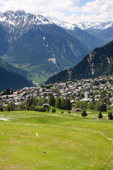 Fototapeta na wymiar Verbier, Switzerland