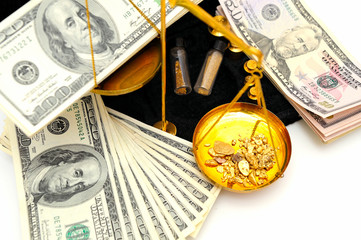 Raw Gold And Money