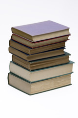 Old Stacked Books