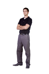 Fototapeta premium Casual Man with a Jacket Posing