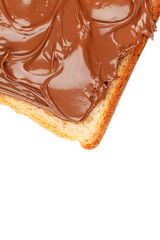 Toast with chocolate