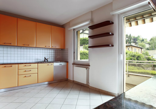 interno di cucina moderna
