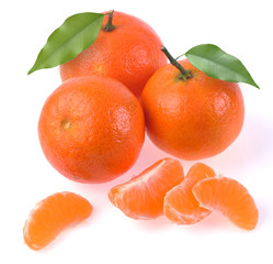 clementines with segments