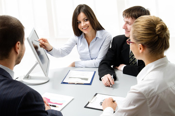 Fototapeta premium Business people