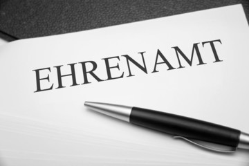 Obraz premium Ehrenamt