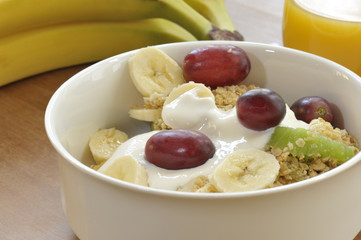 Früchtemüsli mit Trauben