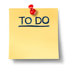to do list office notes isolated