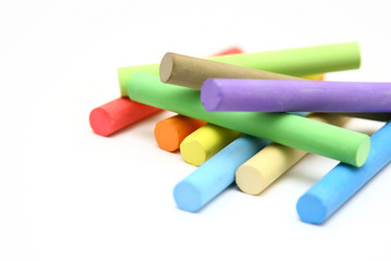 Group of colour chalk sticks