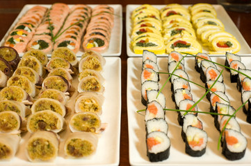 sushi a buffet