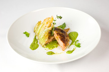salmone in crosta