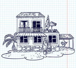 doodle house