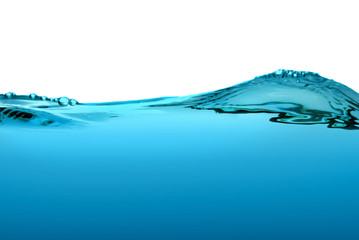 Blue water wave