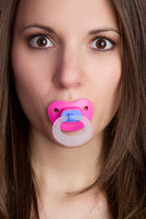 Pacifier Woman