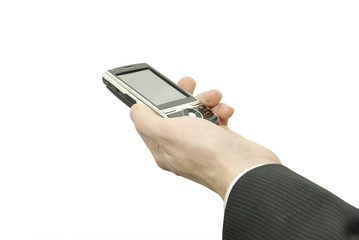 hands with communicator