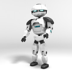 Glossy Futuristic Robot