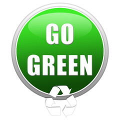 Button Umweltschutz und recycling