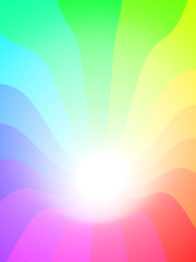 colorful 3ds lines, vector background