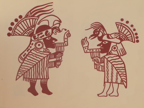 Dessin p&eacute;ruvien (P&eacute;rou)