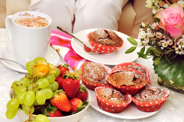 Muffin zum Kaffee