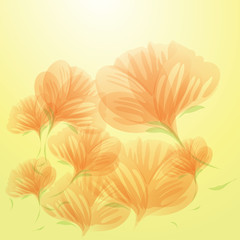 Fototapeta na wymiar Romantic flower background