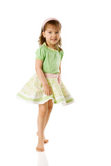 Cheerful girl dancing © Olga Sapegina