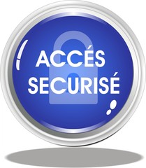 bouton accés sécurisé